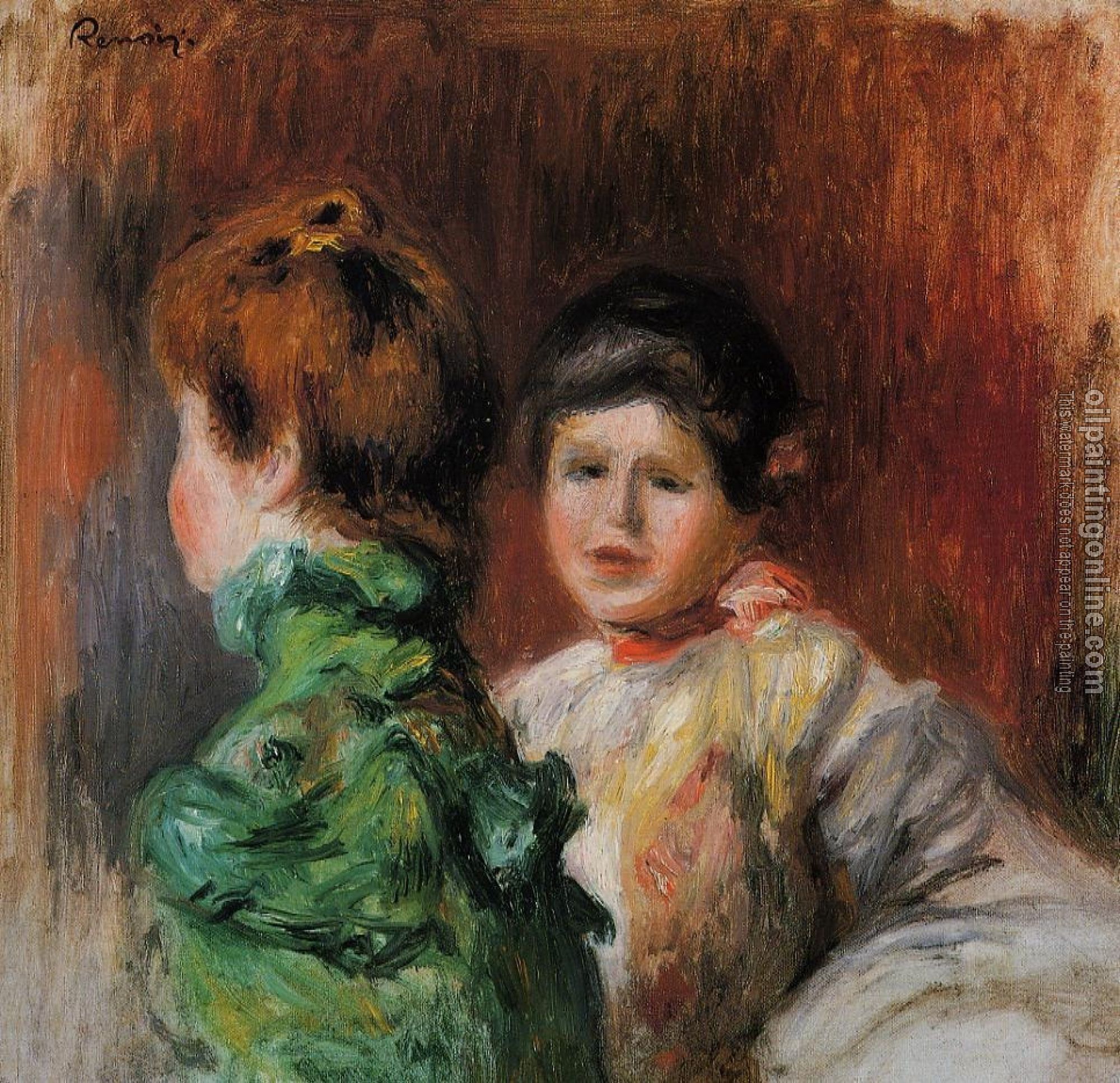 Renoir, Pierre Auguste - Two Women's Heads